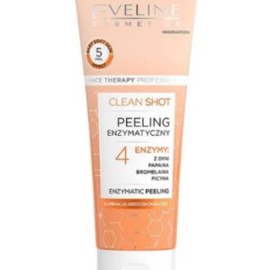 eveline clean shot enzymatyczny peeling do twarzy 75 ml